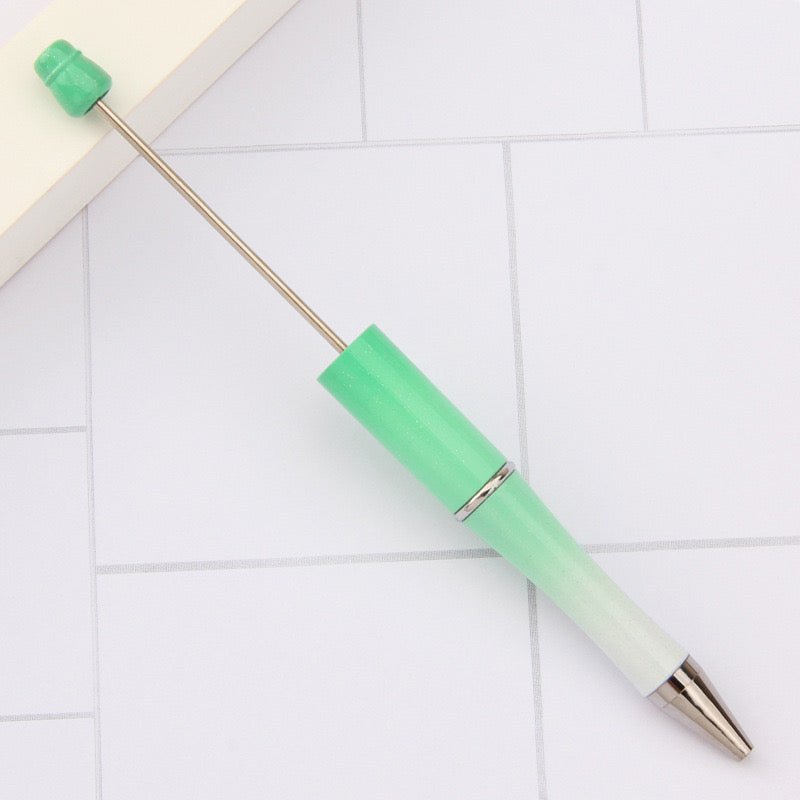 153A. Beadable DIY omber Gliter pen - Romo bead